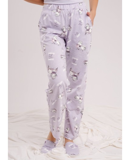 CLE LP15-1207/2 Набор одежды жен. Парочка, св.фиолетовый/молочный