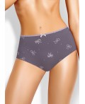 CLE M1207/2 Трусы жен. Парочка, т.фиолетовый/молочный