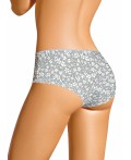 CLE SH1226 Трусы жен. Лазурь, серый/молочный