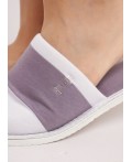 CLE SW15-1207O Пантолеты жен. домаш. Парочка, св.фиолетовый/т.фиолетовый