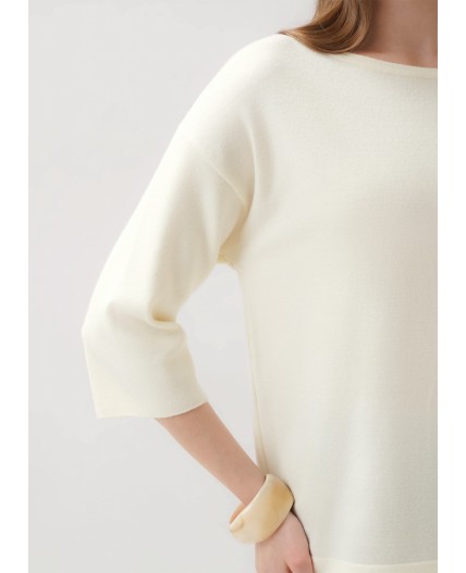 CLE Джемпер жен. 264642/198вн, молочный