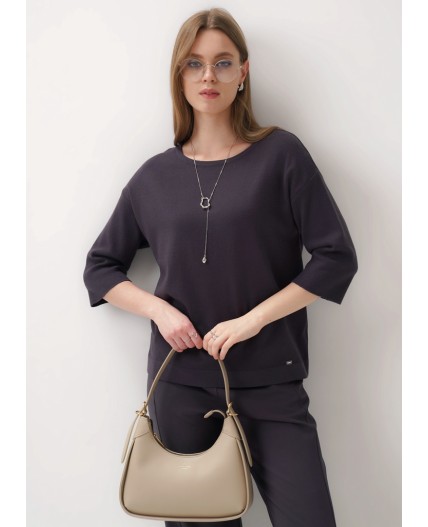 CLE Джемпер жен. 264642/198вн, т.серый