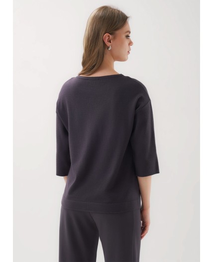 CLE Джемпер жен. 264642/198вн, т.серый