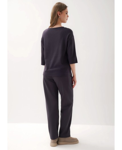 CLE Джемпер жен. 264642/198вн, т.серый