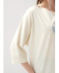 CLE Джемпер жен. 267106/198кдп_п, молочный