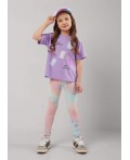 CLE Футболка дев. 866898г_п, св.фиолетовый