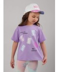 CLE Футболка дев. 866898г_п, св.фиолетовый