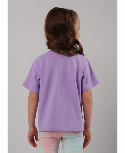CLE Футболка дев. 866898г_п, св.фиолетовый