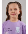 CLE Футболка дев. 866898г_п, св.фиолетовый