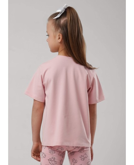 CLE Футболка дев. 866898г_п, розовый