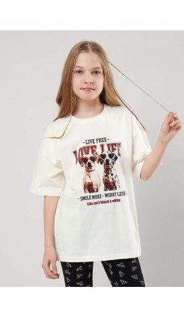 CLE Футболка дев. 866899г_п1, белый