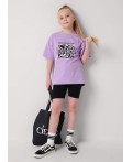 CLE Футболка дев. 866899г_п2, св.фиолетовый