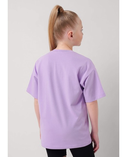 CLE Футболка дев. 866899г_п2, св.фиолетовый