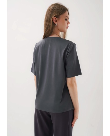 CLE Футболка жен. 267107/198кдп_п, т.серый