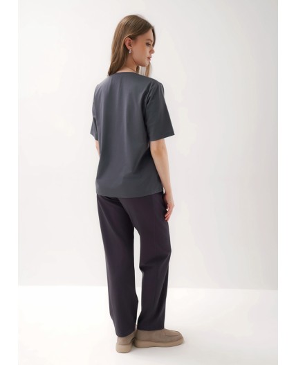 CLE Футболка жен. 267107/198кдп_п, т.серый