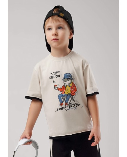 CLE Футболка мал. 867323/12кд_п, бежевый