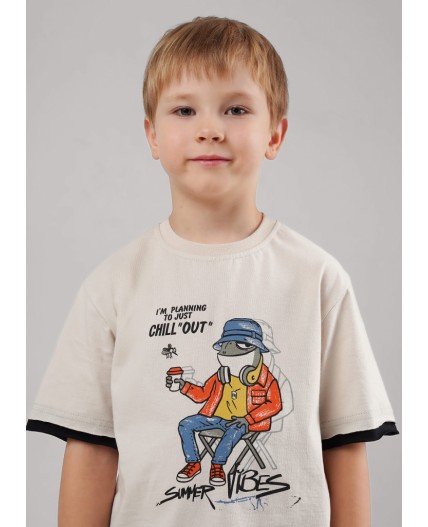 CLE Футболка мал. 867323/12кд_п, бежевый