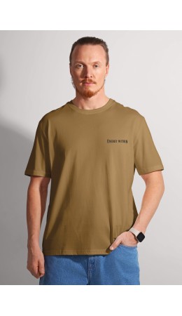 CLE Футболка муж. 562642/10кдт_п, коричневый