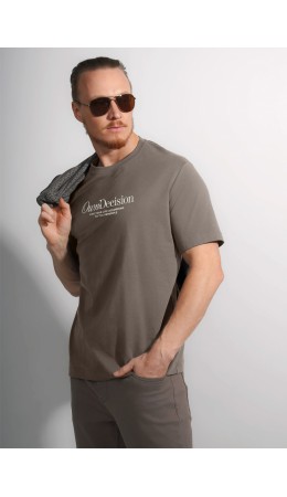 CLE Футболка муж. 562691/11г maxi_п, коричневый