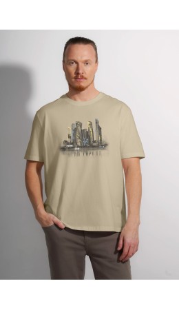 CLE Футболка муж. 562695/11кд maxi_п, бежевый