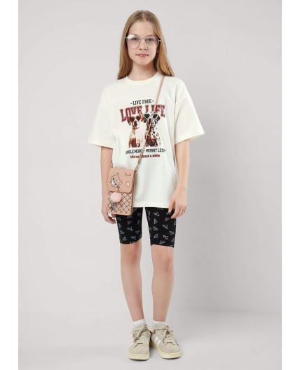 CLE Бриджи дев. 905512гн, чёрный/молочный