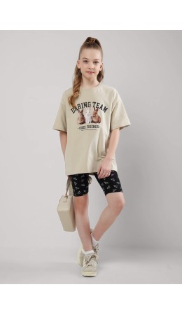 CLE Бриджи дев. 906461гн, чёрный/молочный