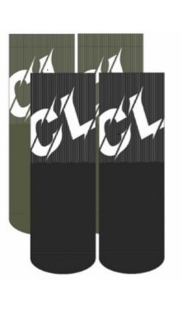 CLE Носки дет.С1606 16-18,18-20 трек мал, хаки