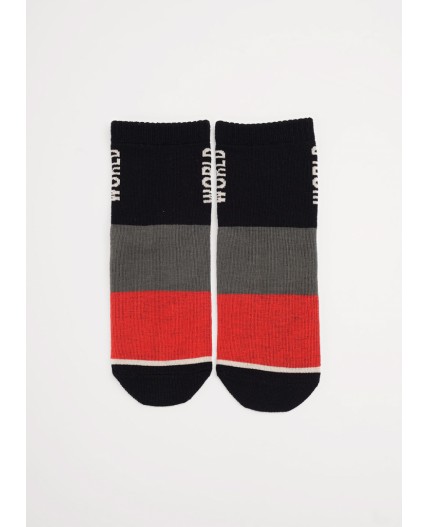 CLE Носки дет.С1607 12-14,14-16 трек мал, чёрный