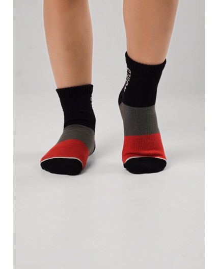 CLE Носки дет.С1607 16-18,18-20 трек мал, чёрный