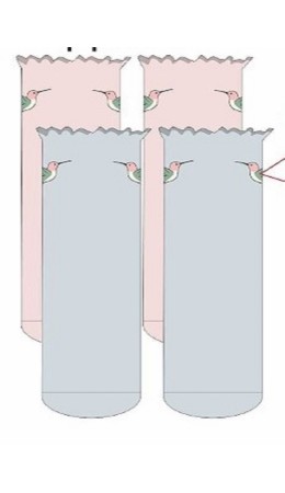 CLE Носки жен.Д5623 8 марта хл+эл, св.розовый