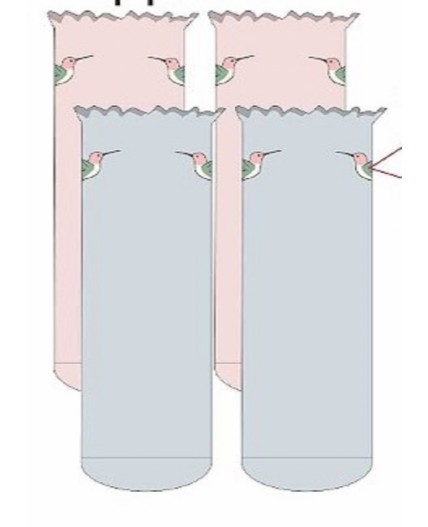 CLE Носки жен.Д5623 8 марта хл+эл, св.розовый