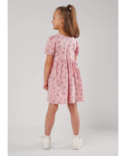 CLE Платье дев. 866903гн, св.розовый/чёрный
