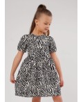 CLE Платье дев. 866903гн, белый/чёрный