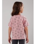CLE Футболка дев. 866898гн, розовый/чёрный
