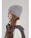 CLE Шапка 564656вн, меланж серый
