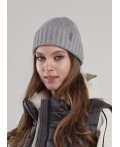 CLE Шапка 564656вн, меланж серый