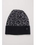 CLE Шапка дет. 564639вн, чёрный/меланж серый
