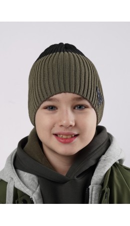 CLE Шапка дет. 564667ха, чёрный/хаки