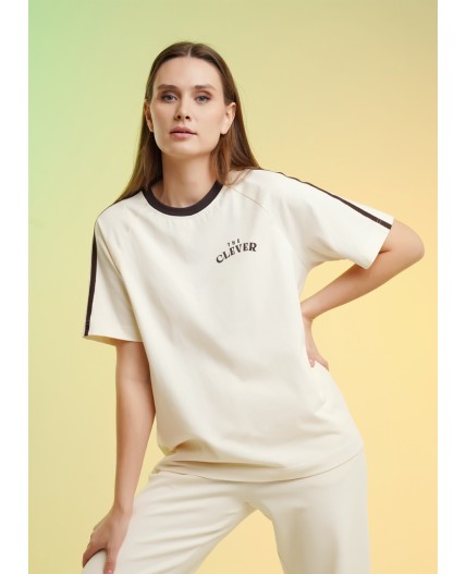 CLE LF26-100 Футболка жен. Карелия, молочный