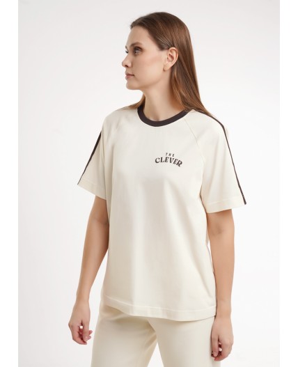 CLE LF26-100 Футболка жен. Карелия, молочный