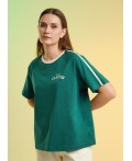 CLE LF26-100 Футболка жен. Карелия, т.зелёный