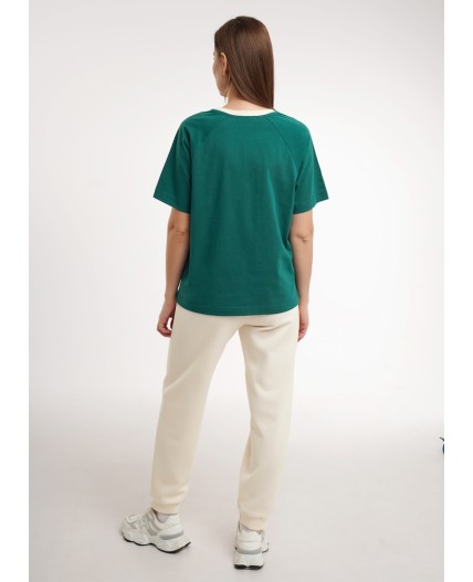 CLE LF26-100 Футболка жен. Карелия, т.зелёный