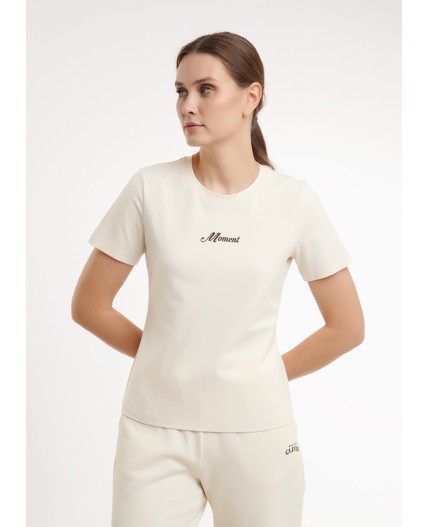 CLE LF26-100/2 Футболка жен. Карелия, молочный