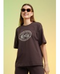 CLE LF26-100/5 Футболка жен. Карелия, коричневый
