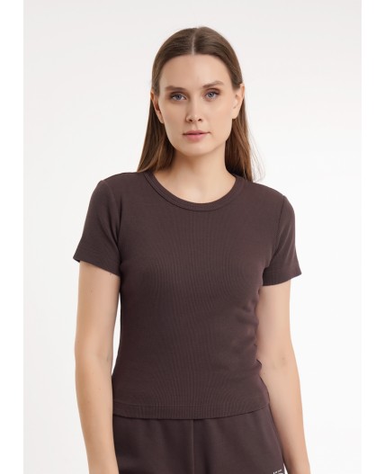 CLE LF26-100/6 Футболка жен. Карелия, коричневый