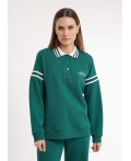 CLE LH26-100 Джемпер жен. Карелия, т.зелёный