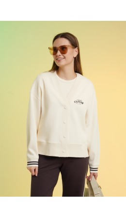 CLE LJ26-100 Куртка жен. Карелия, молочный