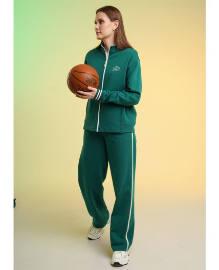 CLE LJ26-100/1 Куртка жен. Карелия, т.зелёный