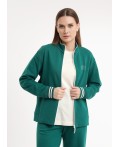 CLE LJ26-100/1 Куртка жен. Карелия, т.зелёный