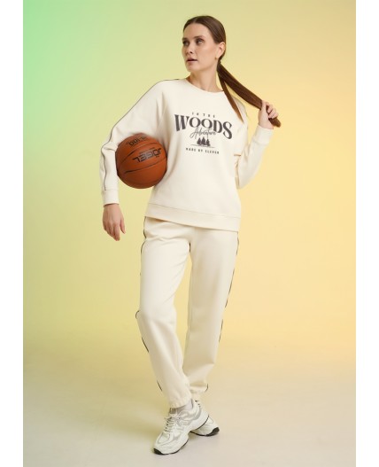 CLE LSW26-100/1 Джемпер жен. Карелия, молочный